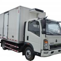 china DONGFENG 4 tons small freezer box food refrigerator truck