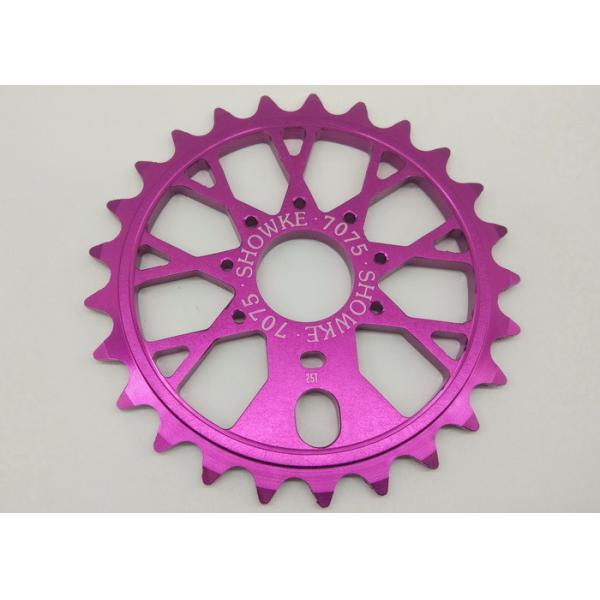 Quality Multi Colors BMX Freestyle Bike Parts 25T Sprocket Alloy 7075 CNC Made for sale