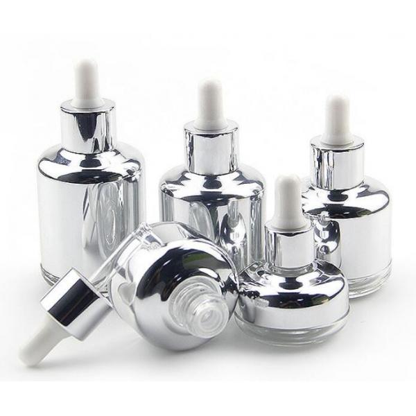 Quality Reusing 20ml 60ml Glass Essential Oil Bottles for Skincare Packaging OEM with different dropper shape for sale