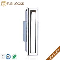 China Swing Concealed Door Handles Nickel Plating Surface For Electrical Cabinet Door factory