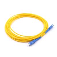 Quality Tight Buffer Simplex Network Patch Cord Indoor Single Mode Fiber Optic Cable 10m for sale