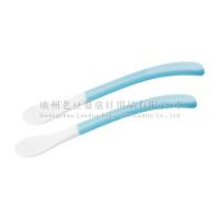 China Baby Feeding Spoon High Quality Silicone Baby Spoon Flatware Lovely Gifts For Baby Kids factory
