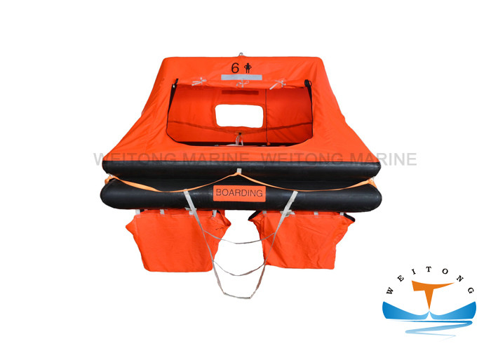 China Water - Proof Cloth Yacht Life Raft , Safety Raft Boat For Vessels Sailing factory