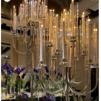 China Factory Custom 20 Arms Gold Metal Candelabra For Event Decor factory