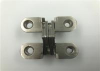 China Satin Nickel SOSS Invisible Hinge 180 Degree Easy To Electroplate factory