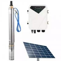 China 64m Max Head 1.7m3/H Deep Well Solar Water Pumping System Submersible Dc Solar Water Pumps Complete Set factory
