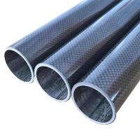 China Nonmagnetic Electromagnetic 100% 3K Carbon Fibre Tube Good Flexibility factory