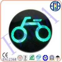 China 200mm Green Bicycle Traffic Light Module with High Flux LED factory