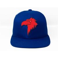 China OEM ODM Printed Baseball Caps / Unisex Silk Print Eagle Icon On Panels Hip Hop Snapback Cap for sale