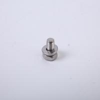 China Nickel Plated Carbon Steel Screws M3M4M5M6 Pan Head Combination Screw Three Set for sale