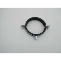China Heavy Duty Pipe Clamp EMT Conduit And Fittings With Rubber Epdm Two Side Screws for sale