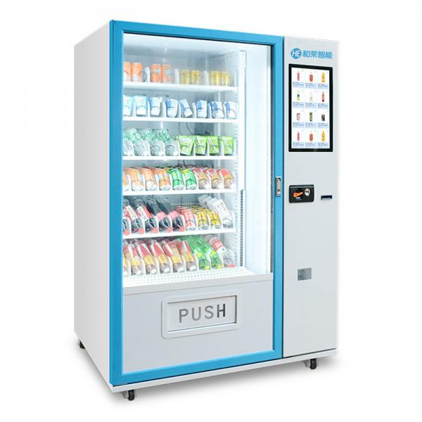 Quality Snack Drink Tea Conveyor Belt Vending Machine Self Service Food Vending Machines Kiosk for sale