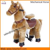 China Mechanical Horse Walking Horse Toy for sale, Kid Riding Horse Toy, Walking Horse on Wheel factory