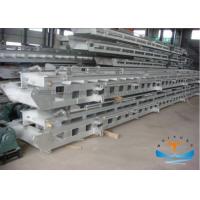 China 4-23m Aluminium Boat Ladders , Floating Dock Ladders For Cargo Hold Inclined Marine Door factory