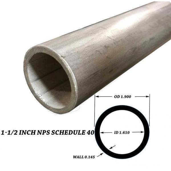 Quality ASTM Cold Rolled Seamless SS Pipe 1.9mm OD Schedule 40 for sale