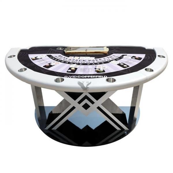 Quality Professional Casino Poker Table Solid Wooden Luxury Blackjack Table for sale