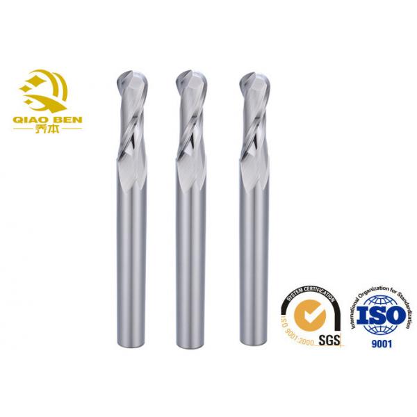 Quality Tungsten Steel Solid Carbide Ball Nose End Mills High Wear Resistance for sale