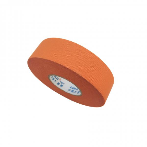 Quality 0.25mm Cloth Wire Harness Tape , Automotive Cloth Electrical Tape Orange Color for sale