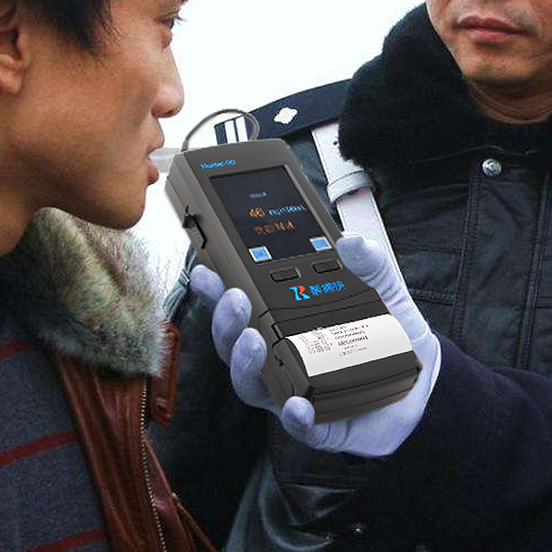 China High Sensitivity Alcohol Breathing Analyzer Machine With Embedded Printer factory