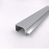 China G Shape Aluminium Trim Profiles silver polishing Decorative Edging factory