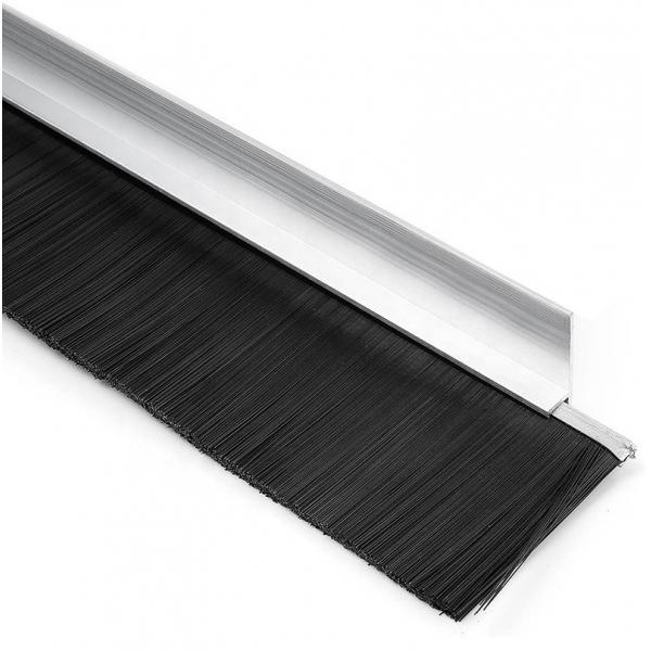 Quality Heavy Duty Industrial 50mm Brush Strip Draught Excluder For Door And Windows for sale