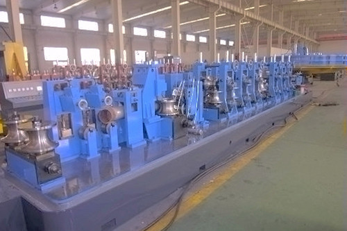 Quality Straight ERW Tube Making Machine With HF Welding Stable 90 m / Min for sale