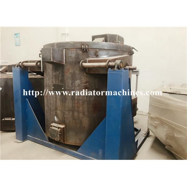 Quality 1000kg Aluminum Titling Electric Crucible Melting Furnace 1.7*1.6*1.4m Dimension for sale