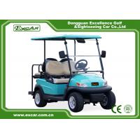 China Front / Rear 4 Seats Electric Golf Carts , Battery Powered Electric Caddy Carts factory