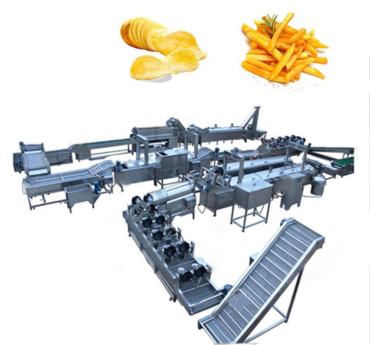 304 sus automatic potato chips making machine cont