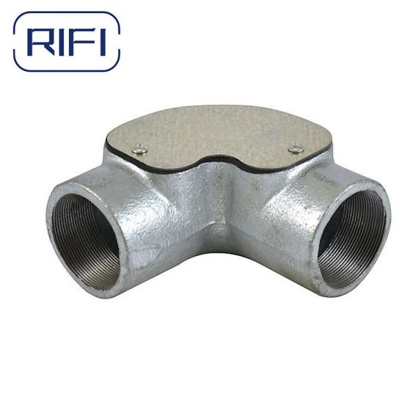 Quality Hot Dipped Galvanised GI Conduit Fittings 20mm Conduit Elbow BS4568 Fittings for sale