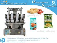 China 200g 1kg cashew nut automatic salted peanut bag packing machine for fresh peanut with red skin factory