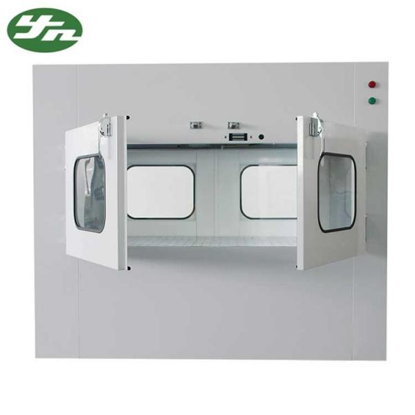 Quality Double Doors Air Shower Cleanroom Pass Box Hepa / Pre Fliter System Durable for sale