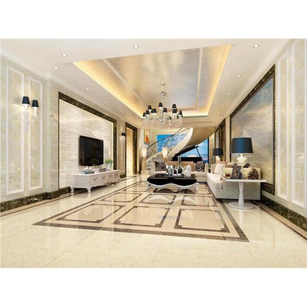 Quality 4pcs 80x80cm Polished Porcelain Tiles White Gray 600X600mm ISO13006 for sale