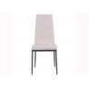 China Nordic 23KGS Pinted Metal Leg Dining Chair For Dining Room factory
