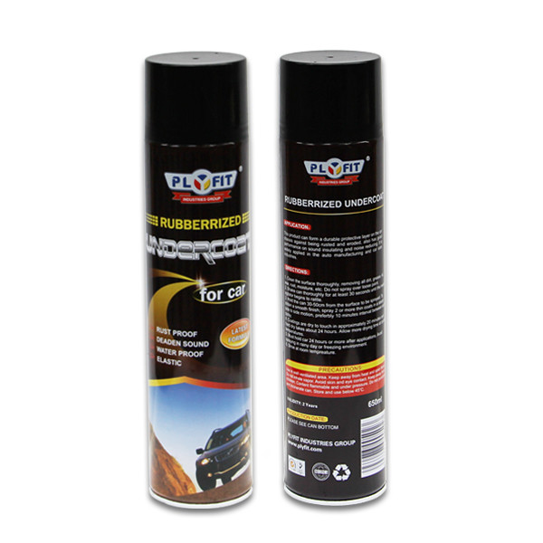 Quality Protective Car Care Products Liquid Car Rubber Undercoating Spray Strong Adhesion for sale