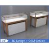 Quality Modern Luxury MDF Stainless Steel Jewellery Counters For Shop for sale