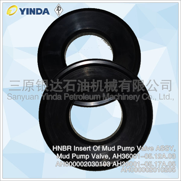 Quality HNBR Insert Mud Pump Parts Valve ASSY AH36001-05.12A.03 AH000002030103 for sale