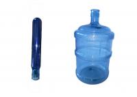 China 20Liter Clear Blue Water Bottle Preform For 5 Gallon / 3 Gallon PET Bottle factory
