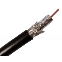 China Standard RG11 CATV Coaxial Cable 14 AWG CCS 60% AL Braiding PE Jacket for CATV factory