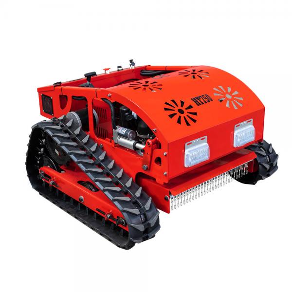 Quality 7.5Hp Engine Power Electric Automatic Lawn Mower Crawler Intelligent Design for sale