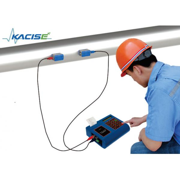 Quality Clamp On Handheld Ultrasonic Flow Meter No Pipe Cutting With Built In Printer for sale
