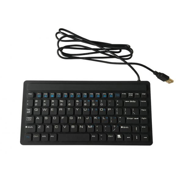 Quality 87 Keys Silicone USB PS/2 Medical Keyboard IP68 Waterproof FCC for sale