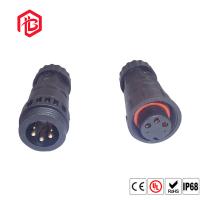 China Copper Alloy Contact Pin Push Locking Nylon 300V 10A Waterproof Connectors factory