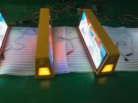 China Easy installation taxi led advertising sign , wireless taxi top sign factory