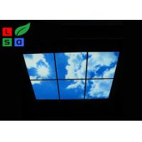 Quality 595x595Mm LED Shop Display Blue Sky LED Flat Panel Light For Ceiling Decoration for sale