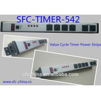 China Value Cycle Timer Electrical Outlet , Metal Power Strip With Timer / On Off Switch for sale