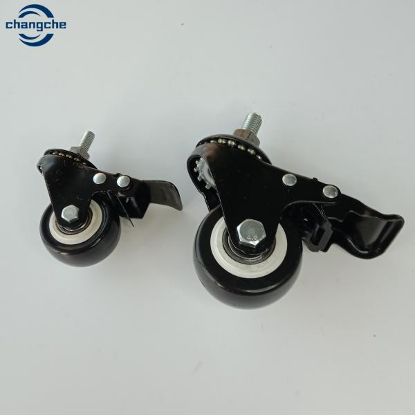Quality 30KG Load 2.5 Inch Roller Wheel Casters PVC / Nylon for sale
