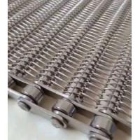 China Stainless Spiral Freezer Belt Woven Wire Mesh Panels For Food Conveyor Equipment for sale
