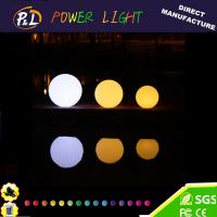 China RGB Color Changing Waterproof Plastic LED Floating Ball factory