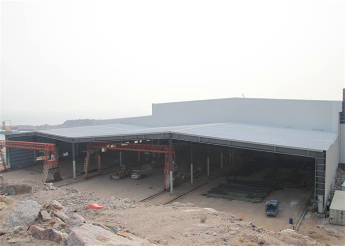 China Prefabricated Steel Structure Construction Pre Built Steel Manufactured Workshop factory